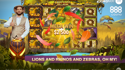 Playtech Live launches Safari Riches Live with 888casino